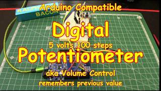 88 Digital Potentiometer aka Volume Control  Easy X9C103 [upl. by Anomis]