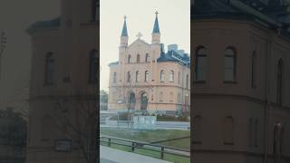 City capture sundsvall sweden reels bus beautiful [upl. by Itnahs]