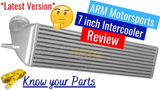 ARM Motorsports 7 inch Intercooler Review for BMW 335i 135i 1M N54 N55 [upl. by Herv276]