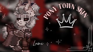 ponytown ponytowntutorial 🍦PONY TOWN SKINS ⌒▽⌒♡ Suscribanse [upl. by Hobey]