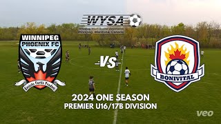 2024 WYSA One Season  U1617B  WPFC vs BONIVITAL [upl. by Allimaj]