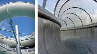 Therme Loipersdorf  PanoramaRutsche Tunnelrutsche [upl. by Strohl]