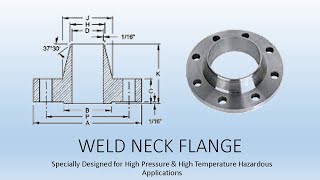 All about Pipe Flanges  Weld Neck Flange [upl. by Arakat]