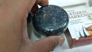 Organic Bamboo Charcoal Soap Bar JAYSUING Darkening Soap Haw to Use Soap [upl. by Aerdnuahs]