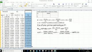 Actuariat  Calcul de la prime pure cas des paiements unique et périodique [upl. by Collyer]