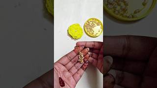 Bon er request a rose earring banalam 🥀 diy shortsfeed ytshorts bangla [upl. by Cadel]