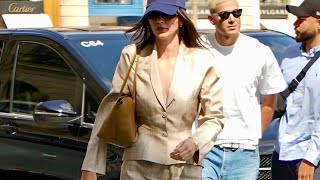 Kendall Jenner Spotted At Paris Hotel With Bad Bunny [upl. by Ihculo]