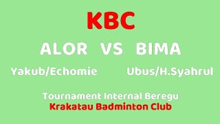 KBC internal beregu YakubEchomie Alor vs UbusHSyahrul Bima Semar Hall Pamulang kbc semar [upl. by Adnahsar]