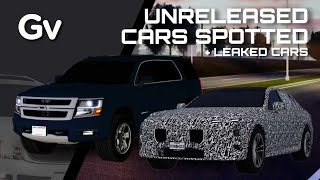 JANUARY 2024  UNRELEASED CARS SPOTTED  LEAKED CARS  Greenville Gv Leaks  ROBLOX [upl. by Elleirbag585]