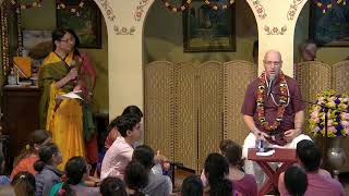 Sri Radhashtami Celebrations  Krishna Katha Abhishek Kirtan  HG Vaisesika Dasa  20230922… [upl. by Kleeman195]