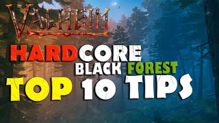 Valheim Hardcore TOP 10 Tips for Black Forest [upl. by Dnalrag]