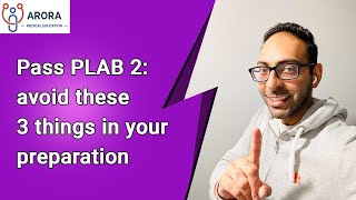 3 things to avoid in PLAB 2 preparation Pass PLAB 2 [upl. by Westerfield497]