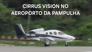 CIRRUS VISION SF50 G2 PSJBA NO AEROPORTO DA PAMPULHA [upl. by Suk]