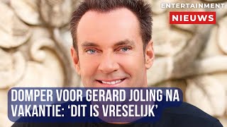 Gerard Joling heeft last van gordelroos na vakantie op Curaçao [upl. by Yesnnyl726]