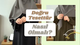 Nasıl Örtünüyorum  Feracelerim  Eşarp Bağlama [upl. by Notsniw518]