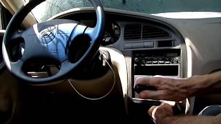 Hyundai Elantra Instrument Cluster Removal [upl. by Xena309]