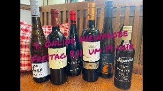 4 OnlineWeinprobe 2024  Portwein Weißwein Rotwein  Deutschland Spanien Italien  Viel Spaß [upl. by Ahsinehs880]