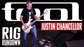 Tools Justin Chancellor Rig Rundown Bass Gear Tour [upl. by Lipps]