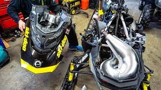 How to Remove hood on a 2018 SkiDoo rev gen 4 [upl. by Brod]