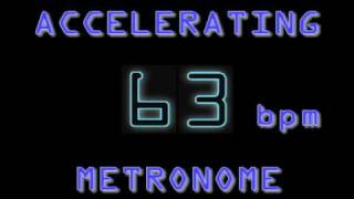 Metronome speed ramp 50100bpm Crush your Guitar Speed by going slow to fast [upl. by Nylorac109]