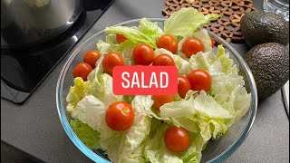 Amazing salad for dinner  lovely one shorts [upl. by Aissej]