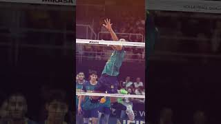 Look at the steps 🔥😜 volleyball spike 🔥 volleyball slow motion video 🔥 volleyball shorts volleyball [upl. by Vincenz]