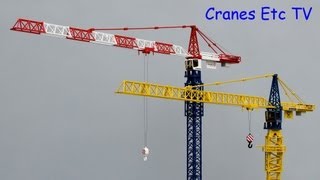 Conrad Liebherr 112 ECH Tower Crane Vinci  Van Wellen by Cranes Etc TV [upl. by Labaw969]