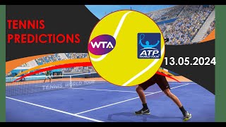 Tennis Predictions TodayATP RomeWTA RomeTennis Betting TipsTennis Preview [upl. by Liris]