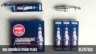 NGK LFR7AIX Iridium IX Spark Plugs Kit 2309 1 Step Colder Subaru Plugs EJ25 [upl. by Jack82]