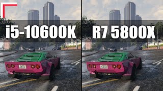 Intel Core i510600K vs AMD Ryzen 7 5800X — Test in 10 Games 1080p 1440p 4K [upl. by Oskar]