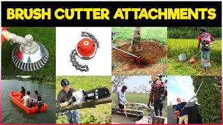 Brush Cutter Attachments You NEED to Know  Different types of Brush cutter Blades [upl. by Eerac]