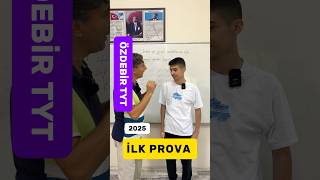 ÖZDEBİR 2025 TYT İLK PROVA [upl. by Kola]