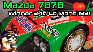 Real iconic Winner Mazda 787B Le Mans 1991 🏆 🇨🇵  LeMans Museum LeMans24 24heuresduMans WEC [upl. by Kazue]