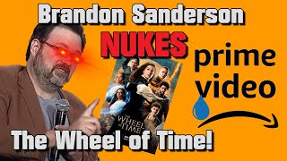 Brandon Sanderson NUKES The Wheel of Time TV show from ORBIT [upl. by Desmund]