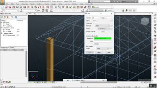 AutoCad Dxf file to Autodesk Robot Structural Analysis [upl. by Gilberte]