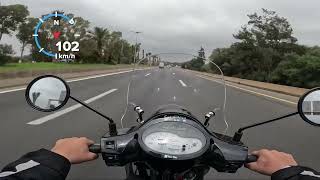 Sym Fiddle 3 speed test with GoPro GPS [upl. by Endor610]