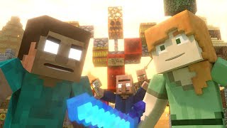 Annoying Villagers 19  Minecraft Animation [upl. by Adriel]