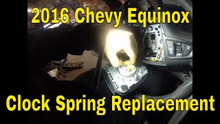 2016 Chevy Equinox Airbag Clock Spring Replacement [upl. by Vanya85]