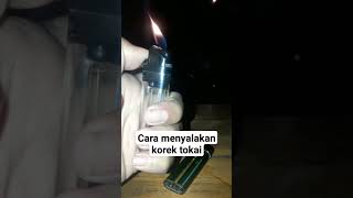 Cara menyalakan api di abad 21  Simpel banget pake korek api korekgas tutorial [upl. by Teerell902]