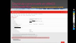 Invertir en Lebac Santander Rio parte 1 [upl. by Suzanne]