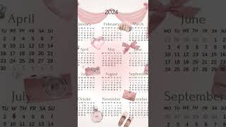 Kalender 2024 ≥•≤ newjeans music fyp youtubeshorts kalender2024 [upl. by Windham274]