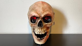 Gemmy Halloween 2024 Animated LED Talking Skull [upl. by Kubis]