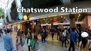 Chatswood Station  Sydney Metro  Sydney Trains [upl. by Ahsitul]