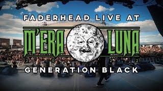 Faderhead  Generation Black Live at Mera Luna 2022 [upl. by Eilama]