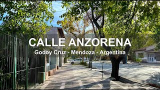 Calle Anzorena  Barrio Bancario  Godoy Cruz  Mendoza  Argentina [upl. by Ardnalac]