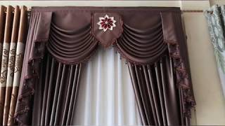 curtains swags eyeleton [upl. by Lamoree]