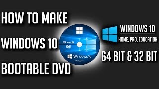 How to make windows 10 Bootable DVD  Genuine  2021 [upl. by Ajak]