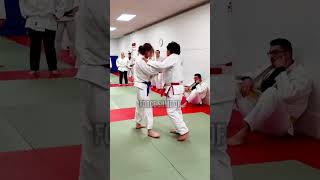 HARAI GOSHI Using Tai Otoshi judo [upl. by Layap394]