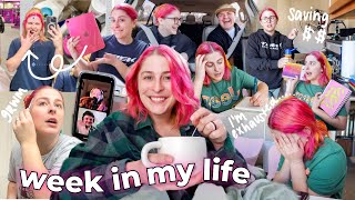 WEEKLY VLOG how I make my thumbnails trying to balance a full time job  small biz amp book club [upl. by Lewap]