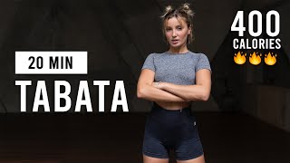 20 MIN TABATA HIIT  Super Sweaty Full Body Workout  No Equipment No Repeat [upl. by Ihdin660]